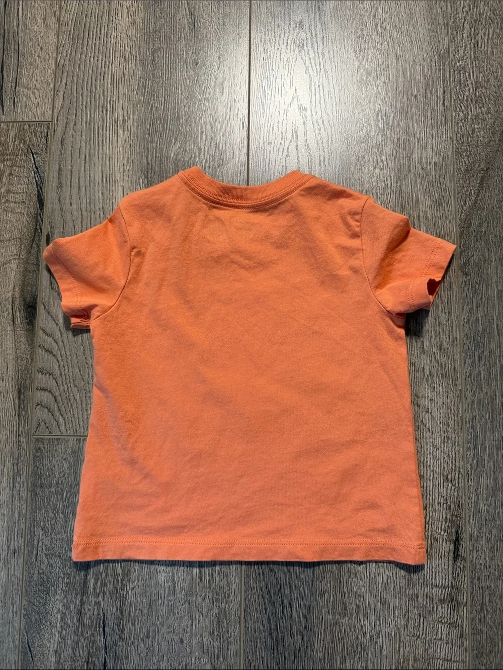 Ralph Lauren Orange Polo Bear Graphic Short Sleeve Tee with Multicolor Bear